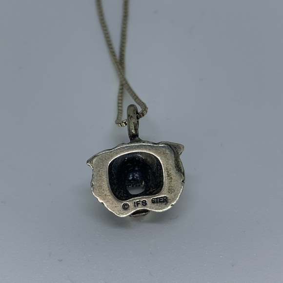 Sterling Silver Tiger Necklace! Like new! - Picture 3 of 4